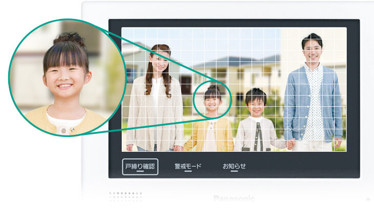 インターホンの画面サイズ